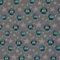 Preview: Baumwolljersey kleine Monster Petrol auf Schlamm Mrs.Mint Design by Swafing